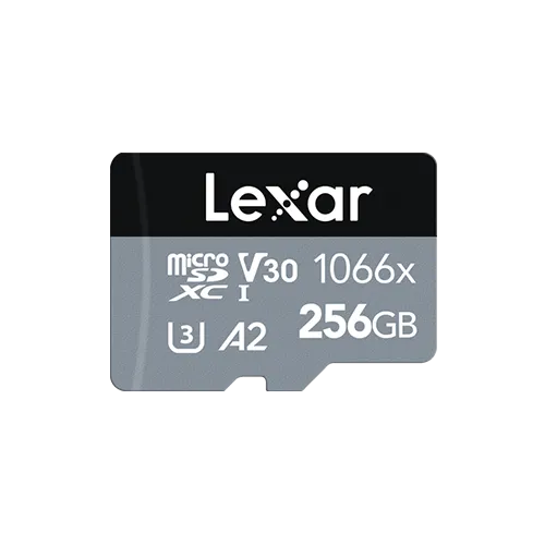256GB Lexar® High-Performance 1066x microSDXC™ UHS-I, up to